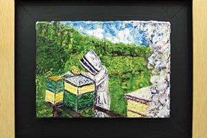 beekeeping painting