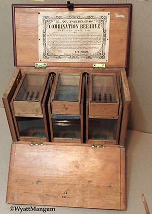 antique miniature beehive