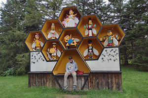 artwork found at the New Brunswick Botanical Garden in Edmundston, NB.