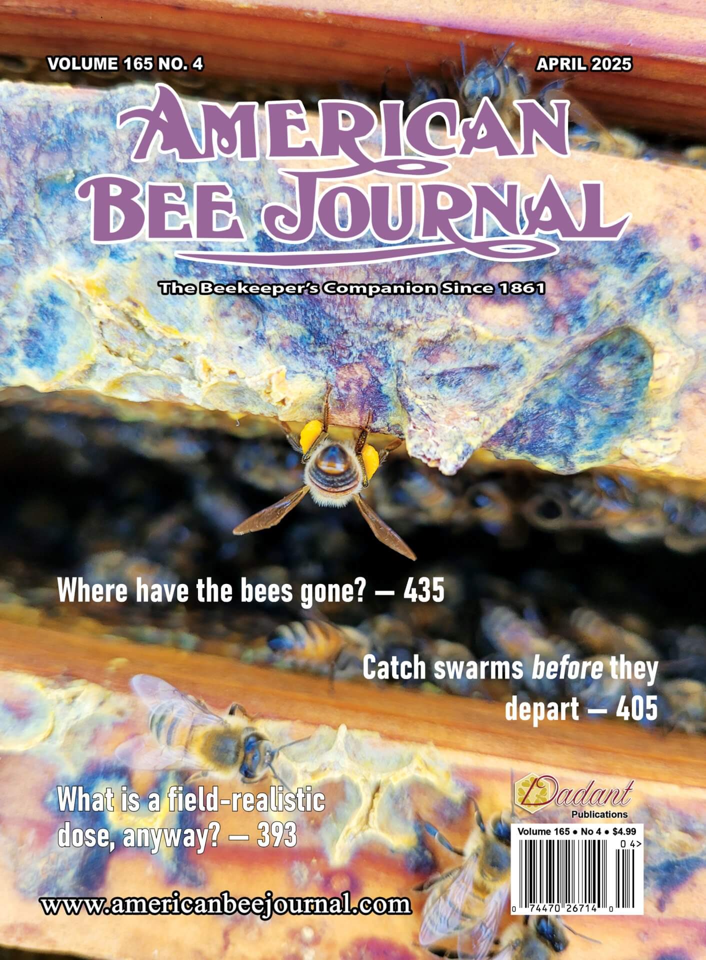 American Bee Journal Volume 165 No. 4 April 2025
