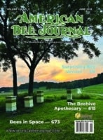 American Bee Journal Violume 166 No. 6 June 2026 Cover Call-outs: Surprising Bee Venom - 611, The Beehive Apothecary - 615, Bees in Space- 673